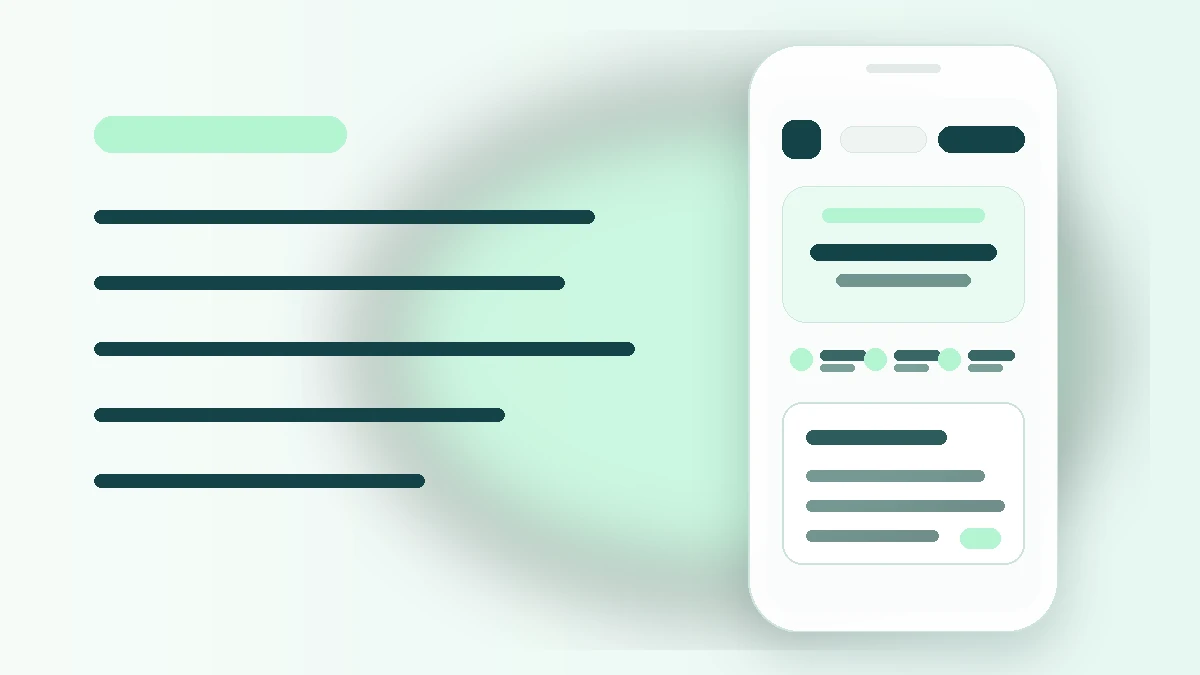 Digitalt vårdverktyg på mobilskärm